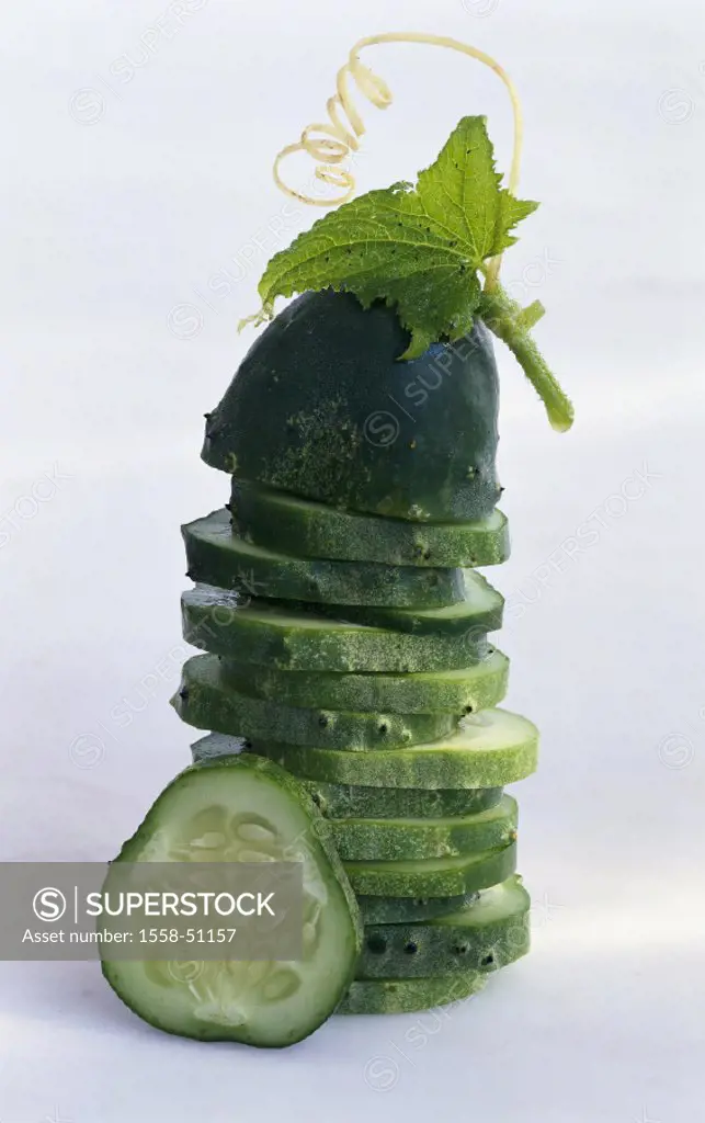 Cucumber, Leaf, Still life