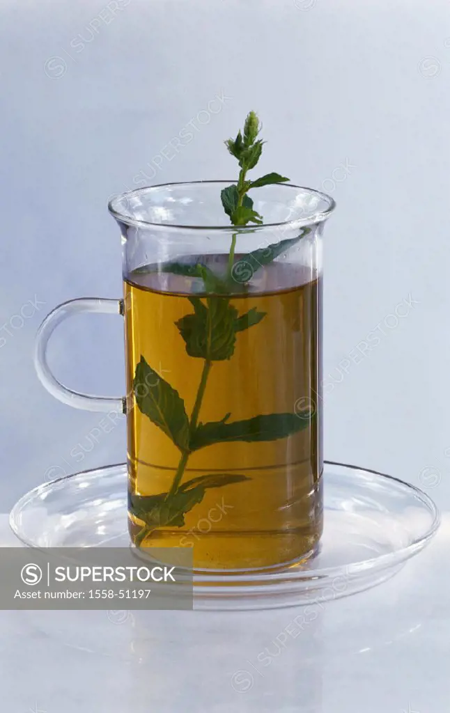 Tea glass, Mint tea, Still life
