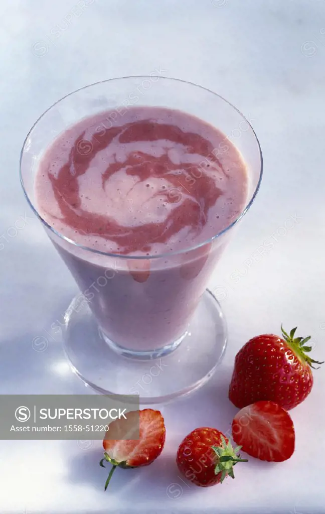 Milk beverage, Yogurt strawberry drink