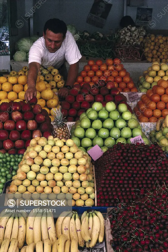 Market, Stall, Fruit
