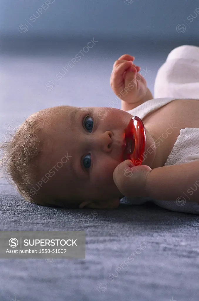 Baby, lies, portrait, at home, child, toddler, supine position, alertly, toy, baby toy