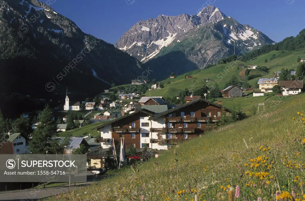 Austria, small Walsertal, Hirschegg