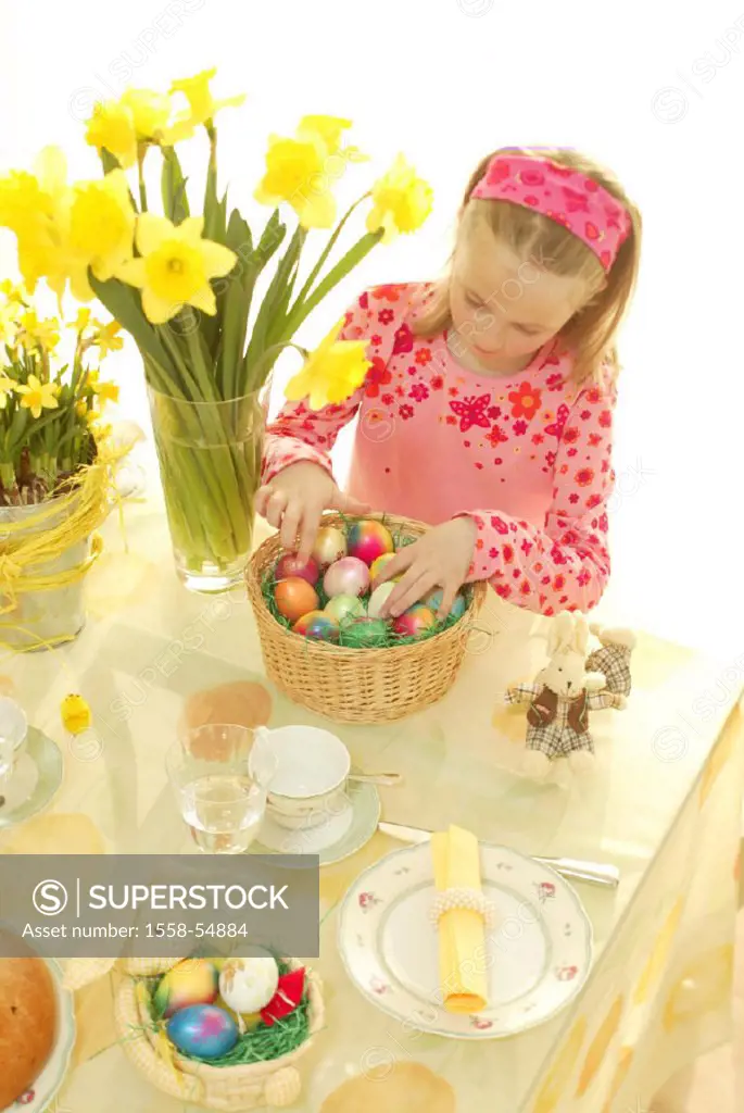 Easter, table, festive