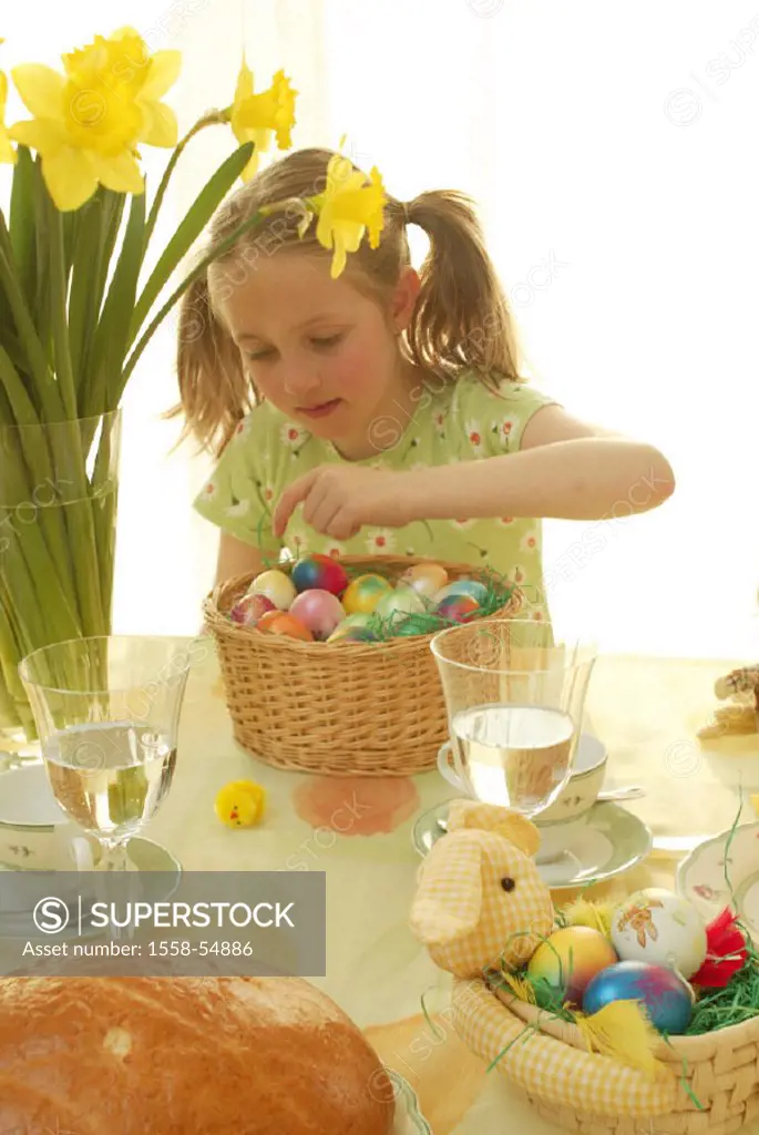 Easter, table, festive