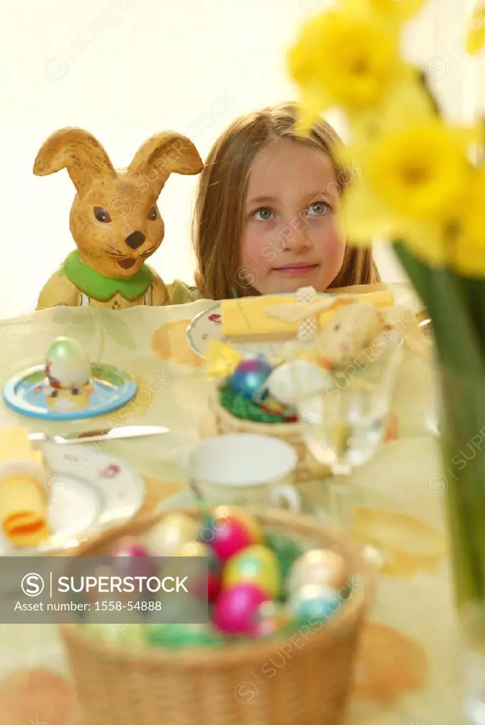 Easter, table, festively, Easter nest,