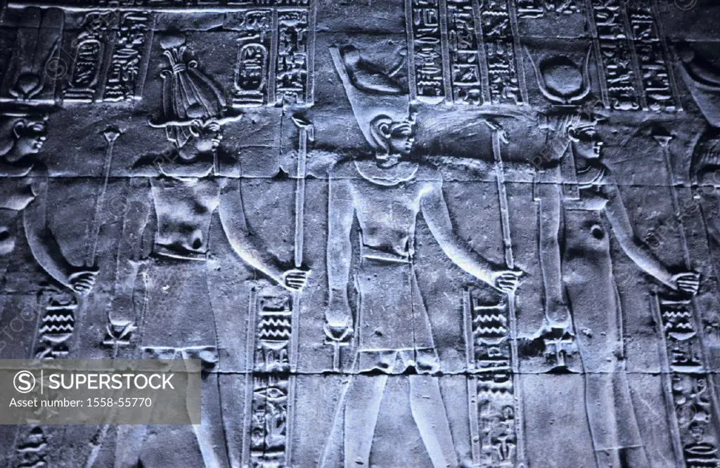 Egypt, Edfu, Horus-Tempel