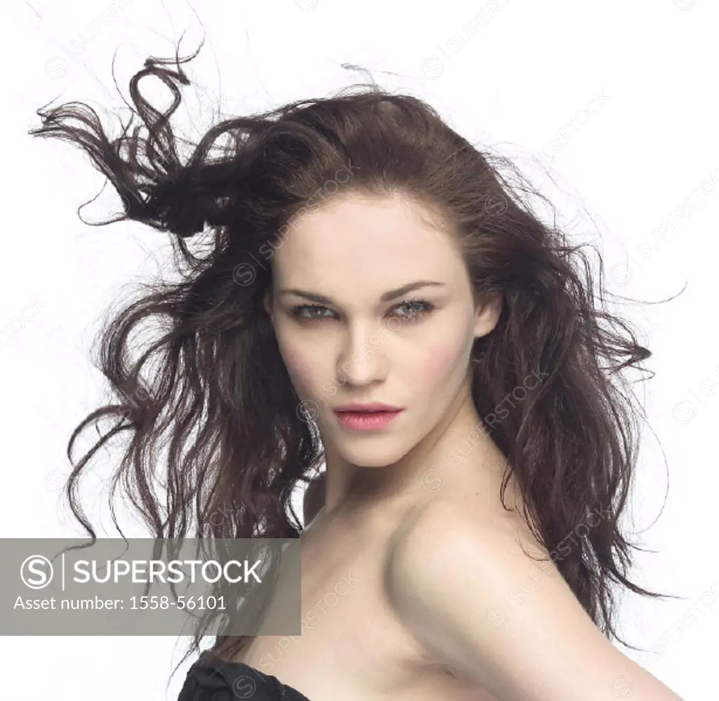 Woman, young, long-haired,
