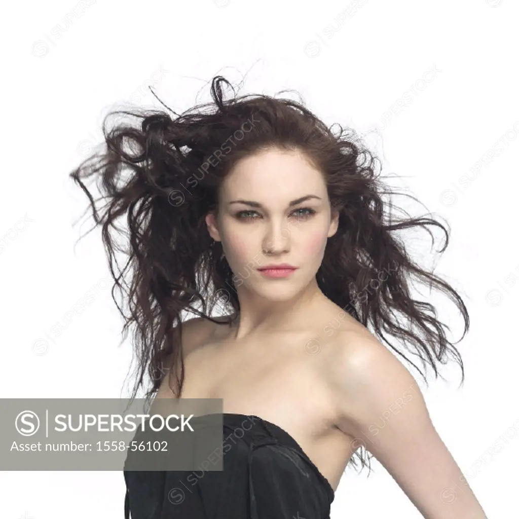 Woman, young, long-haired,