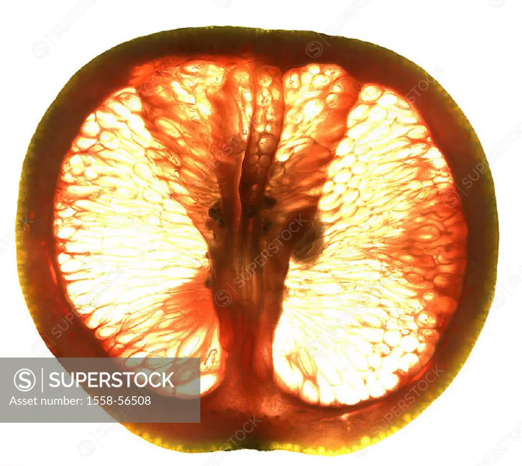 Grapefruit slice close-up, grapefruit