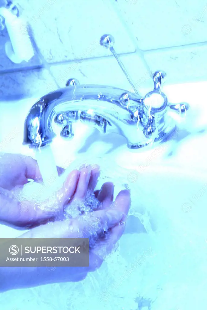wash basin, woman