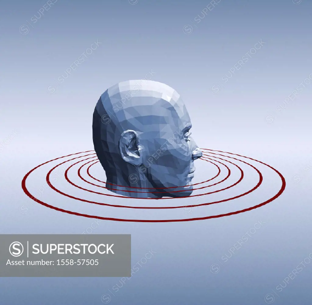 Avatar, head, 3D, virtually