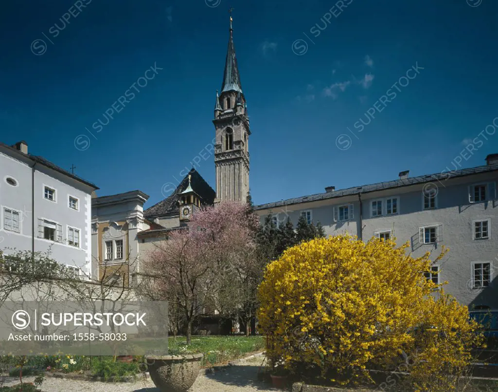 Austria, Salzburg city, Franciscan cloister