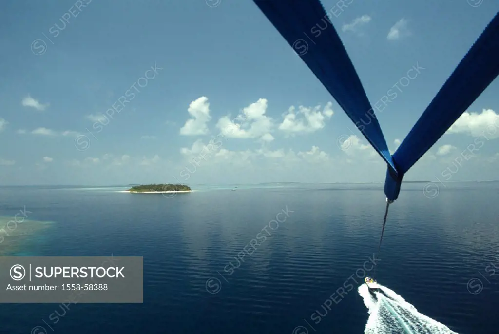 Maldives, Parasailing, gaze