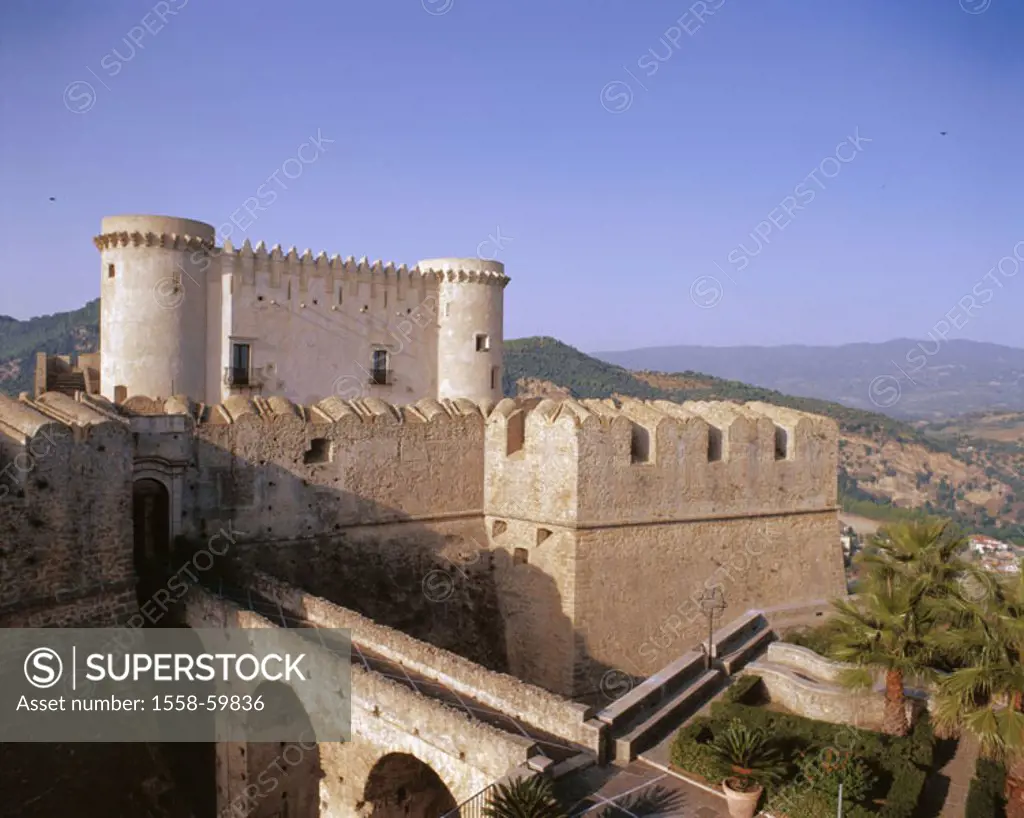 Italy, Kalabrien, San Severino,  Castello  Europe, Southern Europe, South Italy, province Salerno, place, place, sight, castle, fortress, construction...