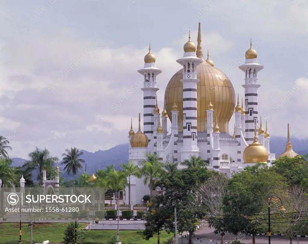 Malaysia, Kuala Kangsar, Ubadiah  Mosque  Asia, southeast Asia, west Malaysia, king city, city, sight, Ubudiah-Moschee, buildings, chapel, sacral cons...