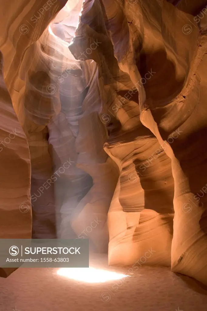 USA, Arizona, near page, Upper, Antelope Canyon, rocks, light idea   Series, North America,  United States of America, southwest, Antelope Canyon Nava...