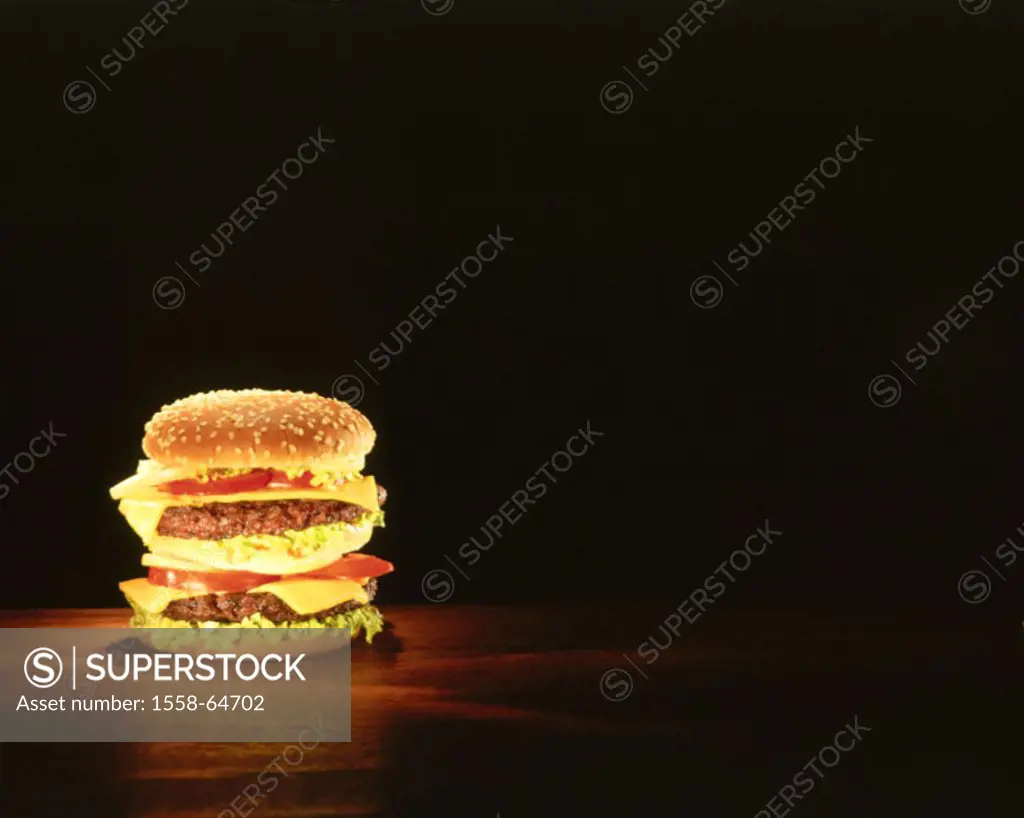 Double cheeseburger   Food, nutrition, unhealthily, calories, rich in calories, cholesterol, fast food, Junk-Food, Burger, rolls, sesame rolls, hambur...