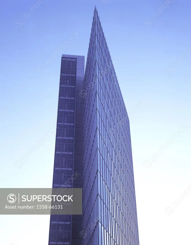 Germany, Baden-Württemberg,  Stuttgart, bank buildings LBBW,  Series, Europe, Heilbronner street, high-rise, bank high-rise, buildings, construction, ...