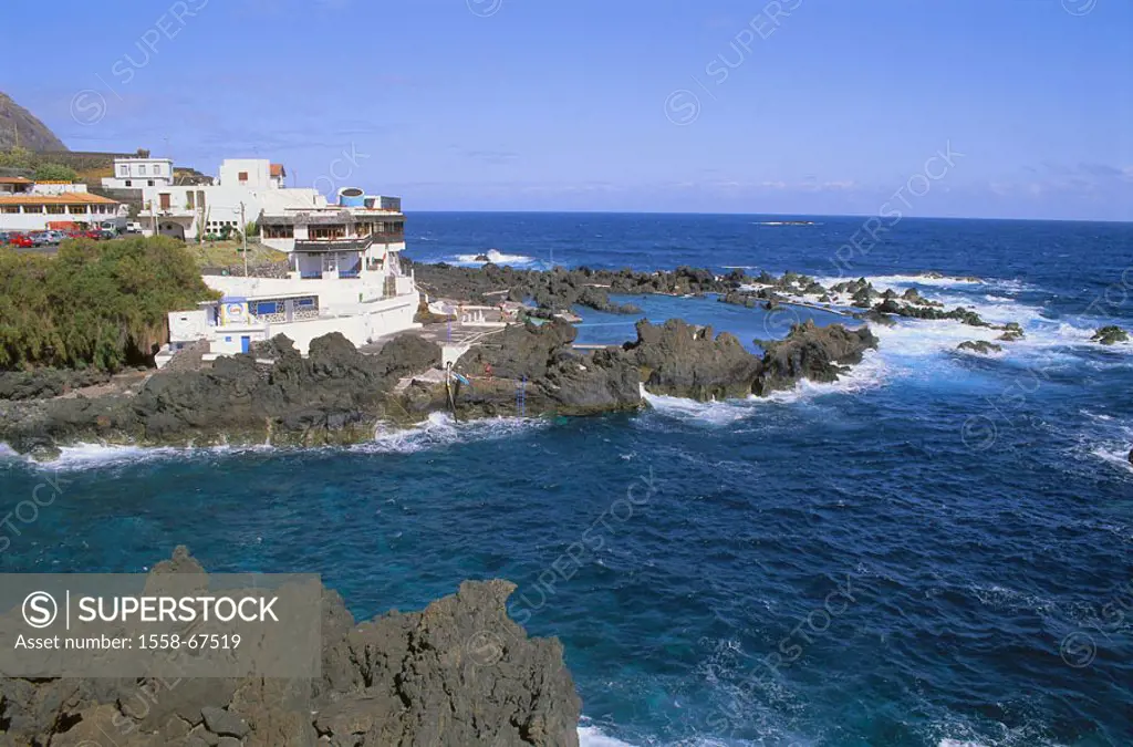 Portugal, island Madeira, postage Moniz,  Coast landscape, skyline,  Europe, Atlantic island, coast, landscape, Atlantic coast, sea, Atlantic, rocks, ...