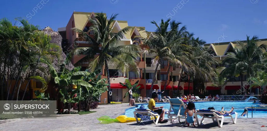 Dominican republic, Sosua, Casa Marina Beach hotel, pool, Swimmers, Caribbean, big Antilles, island, destination, tourism, hotel installation, bungalo...