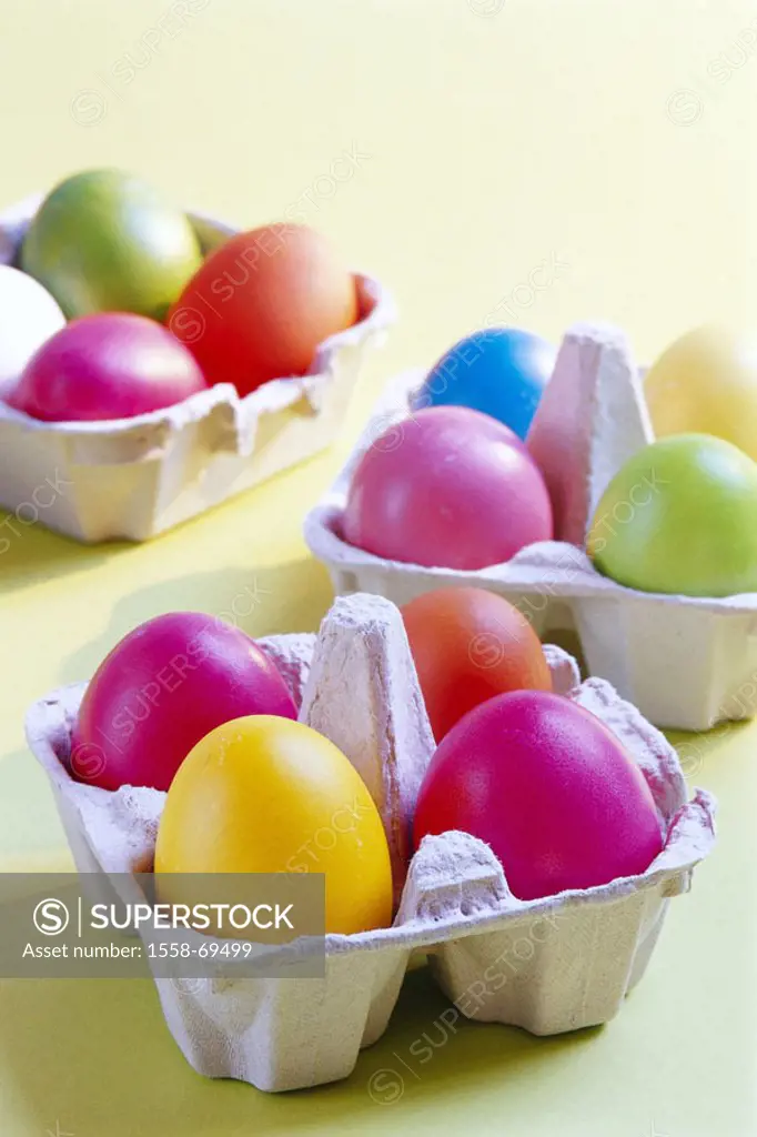 Easter, Eierkartons, Easter eggs, colorfully   Easter, Eastertime, traditions, Easter traditions, tradition, eggs colored, different, decoration, Deko...