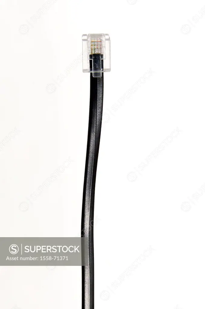 Cables, DSL-Stecker,   Modular plugs, communication technology, electronics, plugs, western plugs, Patchkabelstecker, Patch-Kabel, network cables, mai...