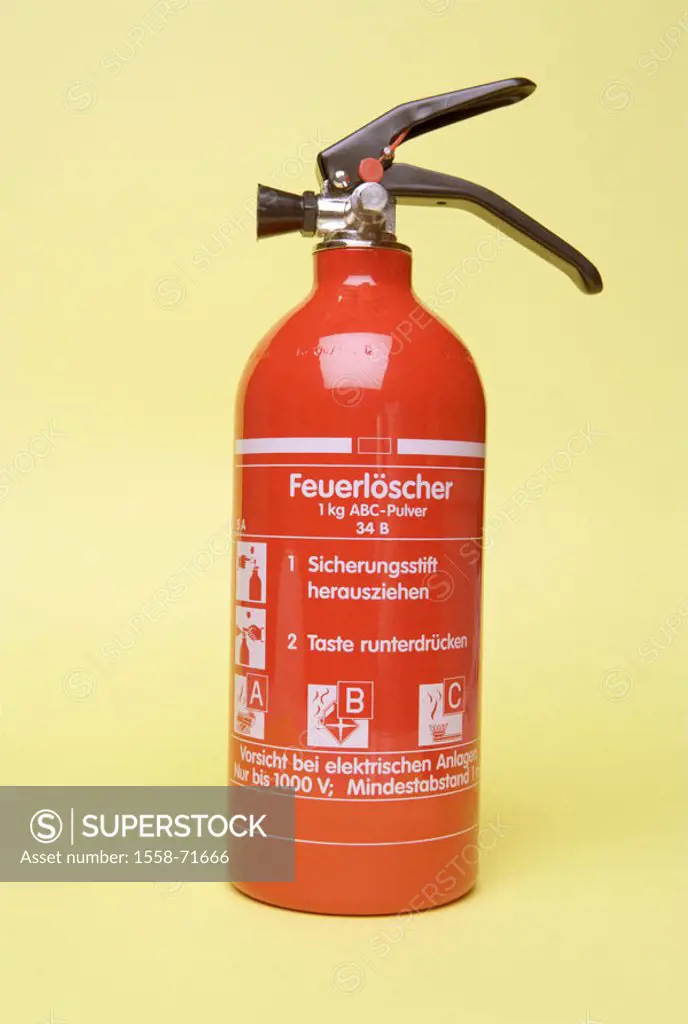 Fire extinguishers   Extinguishers, fire-fighting, security, certainly, fire insurance concept fires, safety measurement, nozzle, instructions, instru...