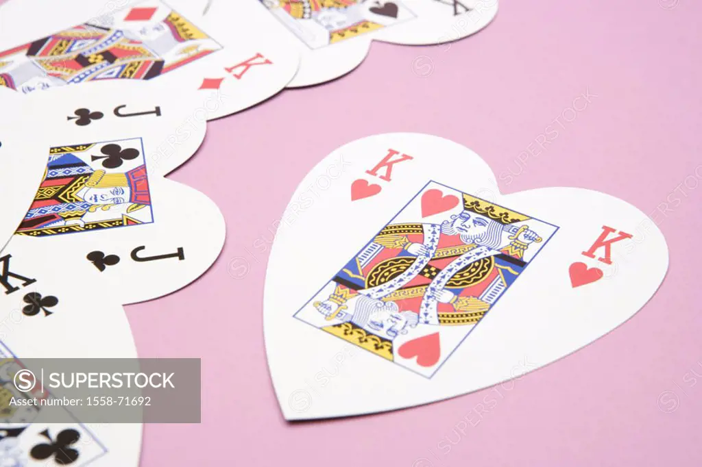 Cards, heart-shaped, heart king   Series, card game, cards, game, playing gamble, luck, heart king, concept, sex poker striptease poker love game sayi...