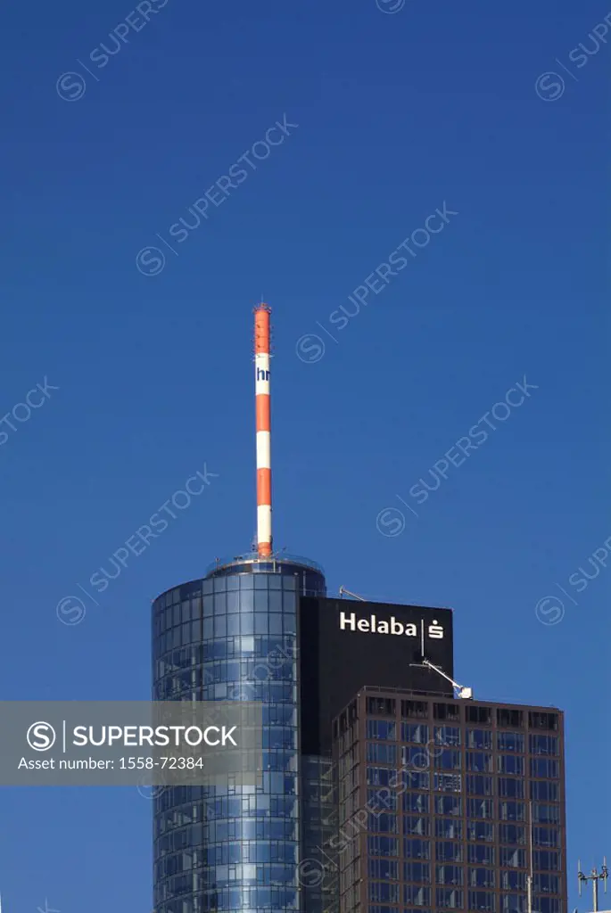 Germany, Hesse, Frankfurt on the Main, Main tower  Europe, city, finance metropolis, Main metropolis, metropolis, Main tower Helaba Hessian regional b...