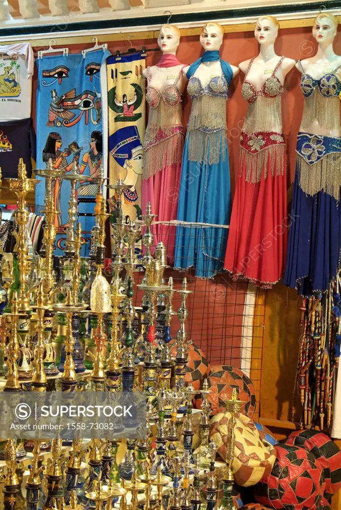 Egypt, Sinai, Sharm esh-Sheikh,  Vergnügungscenter, Alf Leila Wa Leila,  Bazaar, sale, souvenirs  Sinai peninsula, Sharm El Sheikh, destination, sight...