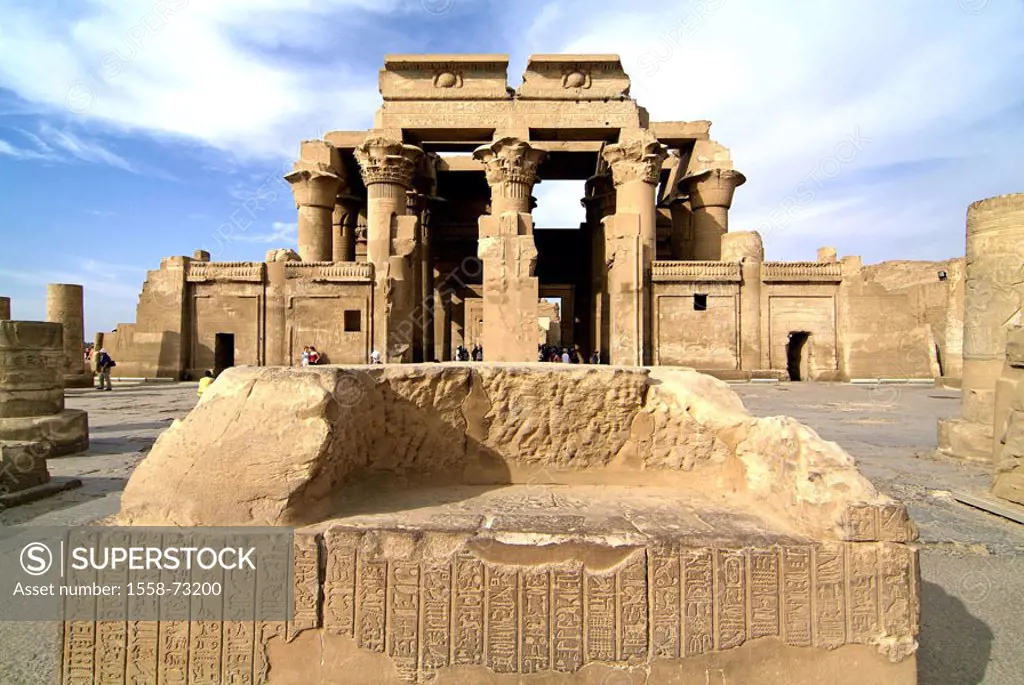 Egypt, Kom Ombo, temples   Africa, head Egypt, destination, destination, sight, double temples, sanctuary, ruin, remains, culture,