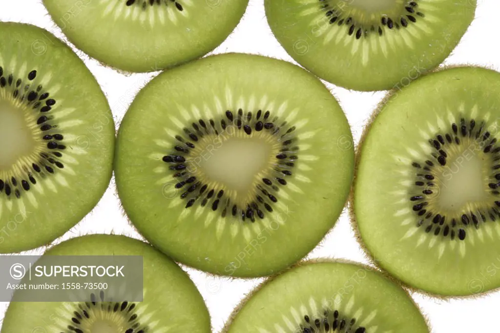 Kiwi, bragged   Food, food, fruit, fruits, South fruits, Chinese gooseberries kiwi disks pulp green, fruity, juicy, sweet-acid, fresh, healthy, trunca...