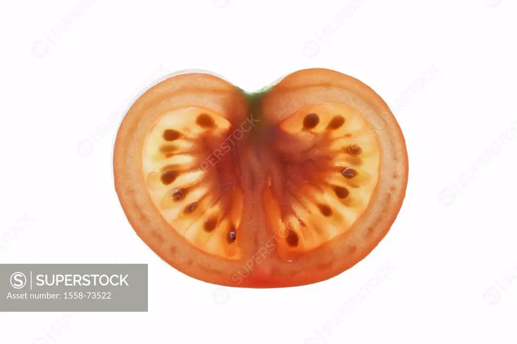 Tomato disk   Food, food, vegetables, fruit vegetables, tomato, red, cut, bragged,  pulp, juicy, acid, fresh, healthy, rich in vitamins, B vitamins, v...