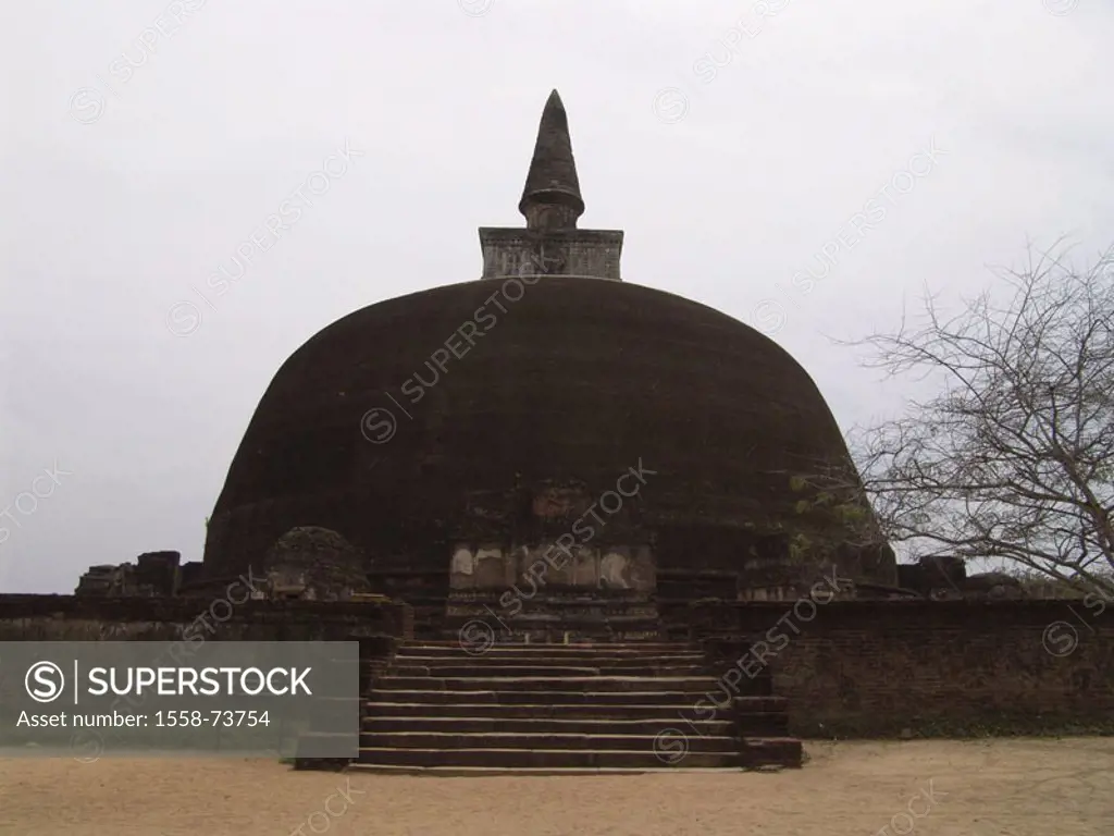 Sri Lanka, Polonnaruwa, Dagoba   Asia, Gal Vihara, excavation place, temple installation, sight, destination, destination, tourism, belief, religion, ...