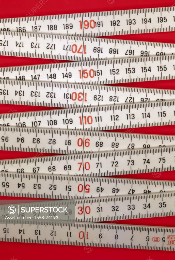Ruler, detail,   Meter measurement, meter rod, Gliedermaßstab, longitudinal standard, wood, measures, measurement, length, longitudinal measurement, m...