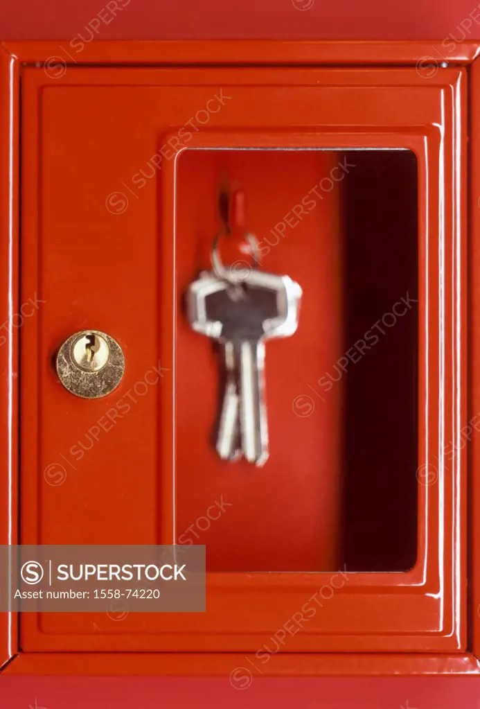Key boxes, hooks, keys,  hang, door, palace, Glasscheibe  Key compartment, key closet, little door, closed, to, storage, key storage, order, organizat...