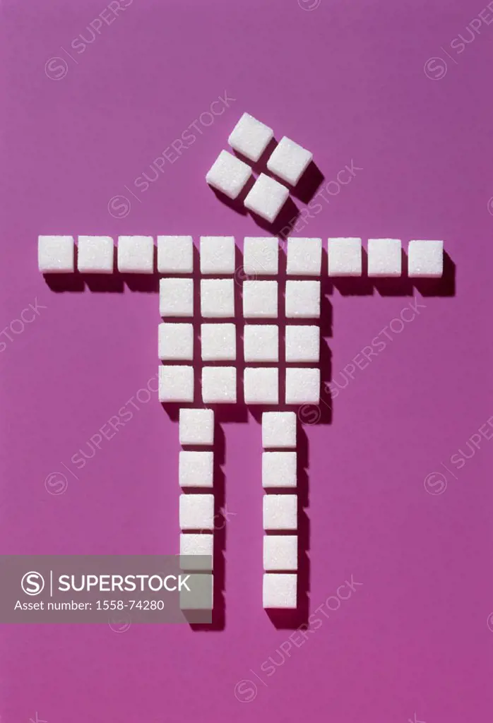 Sugar dice, order, males   Series, food, sugar, die sugar, dice, figure, symbol, human being, concept, illness, diabetes, diabetic, Diabets, diabetics...
