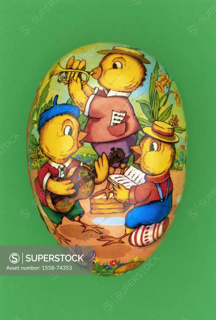 Füll-Ei, Easter motive,   Series, Easter egg, Pappei, Papp-Ei, cardboard Easter egg, Oster-Füllei, Oster-Füll-Ei, Füllei, paints, motive, chicks, make...