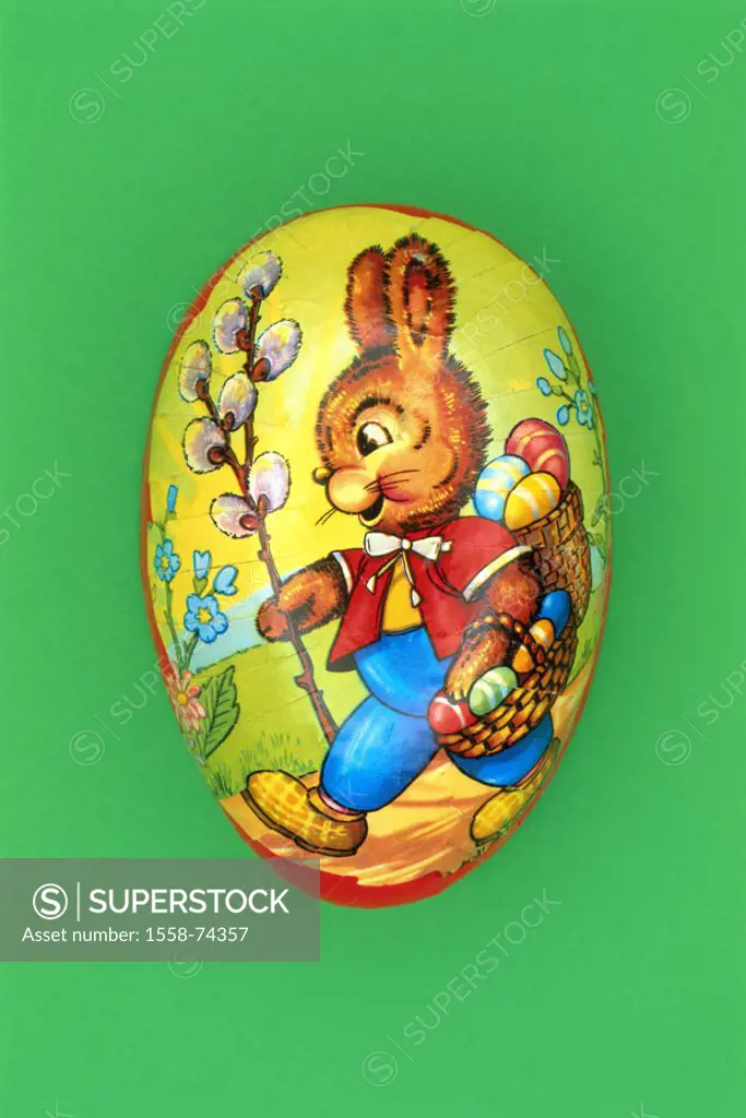 Füll-Ei, Easter motive,   Series, Easter egg, Pappei, Papp-Ei, cardboard Easter egg, Oster-Füllei, Oster-Füll-Ei, Füllei, motive, paints little hare, ...
