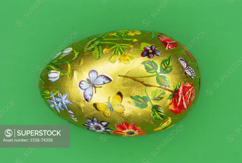 Füll-Ei, flower motive,   Series, Easter egg, Pappei, Papp-Ei, cardboard Easter egg, Oster-Füllei, Oster-Füll-Ei, Füllei, motive, paints butterflie, f...