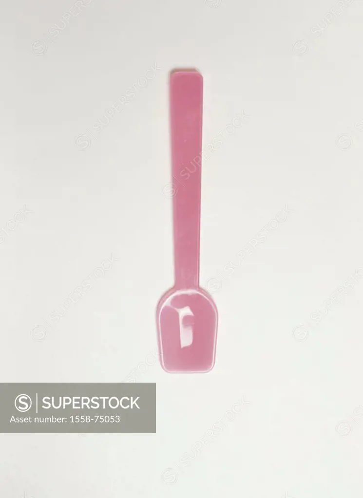 Kunststoff-Eislöffel, pink,   Series, spoon, plastic spoon, Eislöffel, plastic, plastic, Concept, Eisessen, summer, quietly life, fact reception, stud...