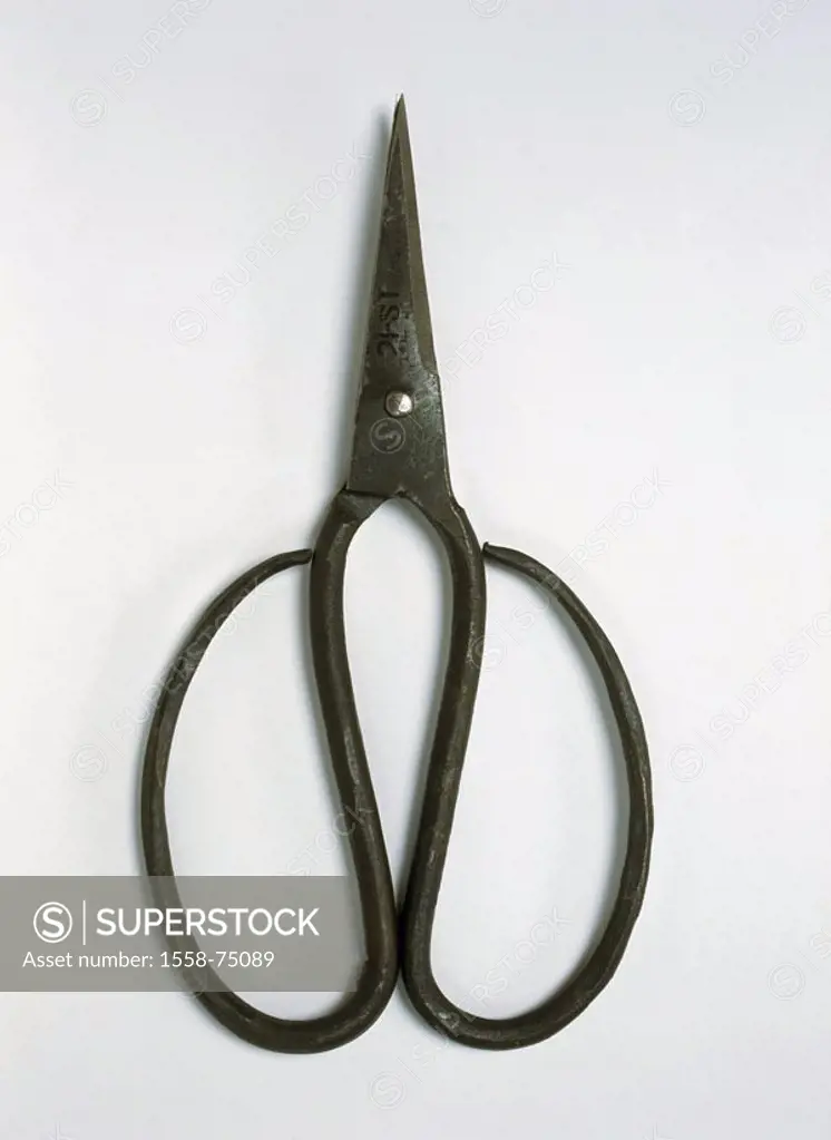Babies bonsai scissors   Accessories, scissors, old, nostalgically, bonsai scissors, metal scissors, grip, swung, turned, small, powerfully, root scis...