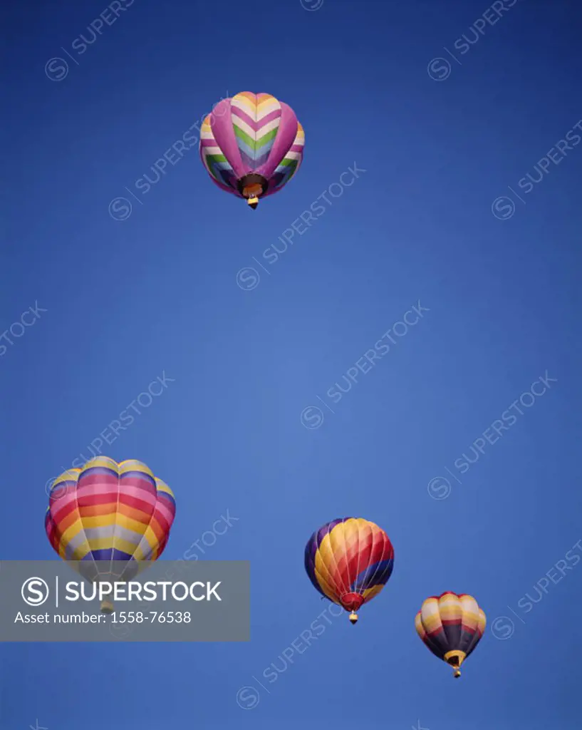heaven, hot-air balloons, colorfully,  different   USA, New Mexico, Albuquerque, Hot air balloon Fiesta balloon festival festival, event, balloons, ba...