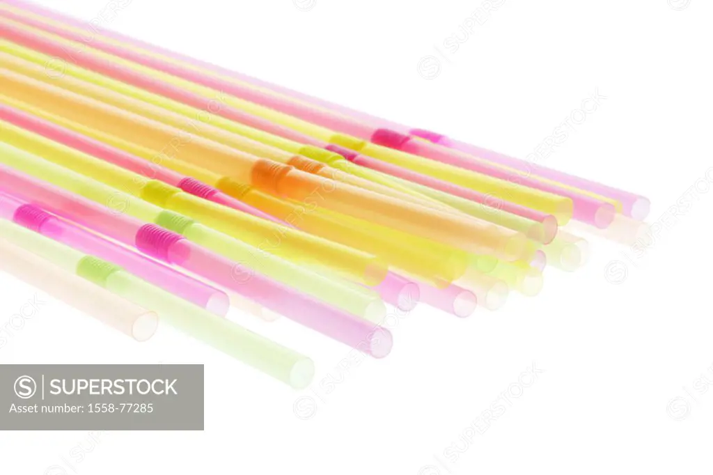 Straws, colors, different,  Detail, opening,  Series, straw, stalks, plastic, plastic stalks, plastic, plastic stalks, plastic small tubes, Trinkröhrc...