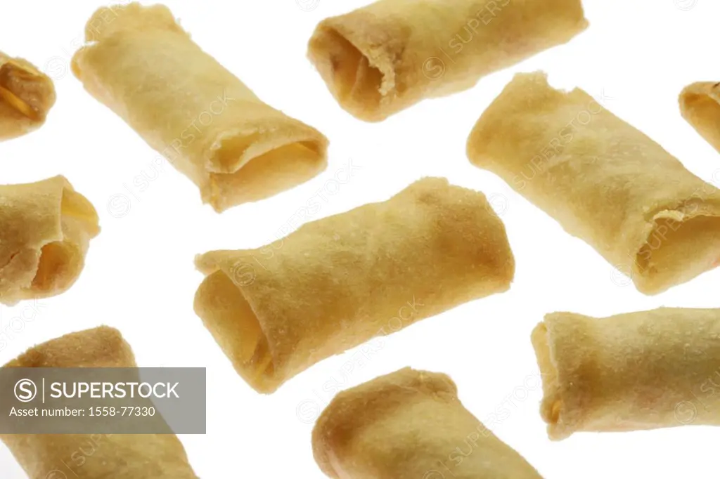 In the spring small rolls, detail,   Food, appetizer, Chinese, Asian, in the spring roles, Loempia, Asia Snack, dough roles, roles, frying, baked, cru...