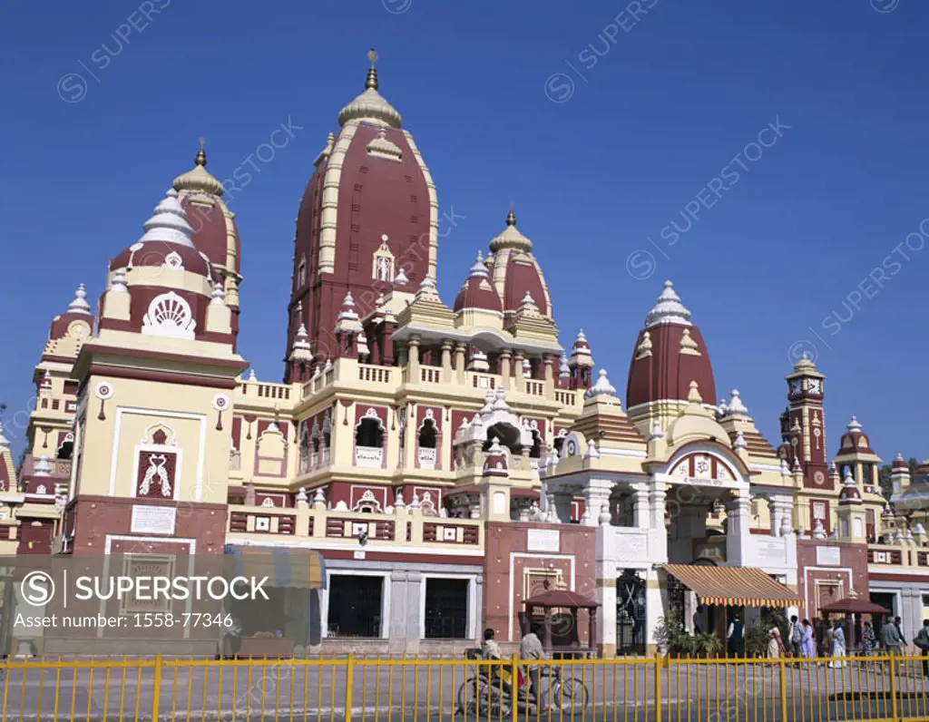 India, Delhi, Lakshmi Narayan temples   Asia, South Asia, North India, ´Birla-Tempel´,  Hindu sanctuary, temple installation initiated 1939,  Construc...
