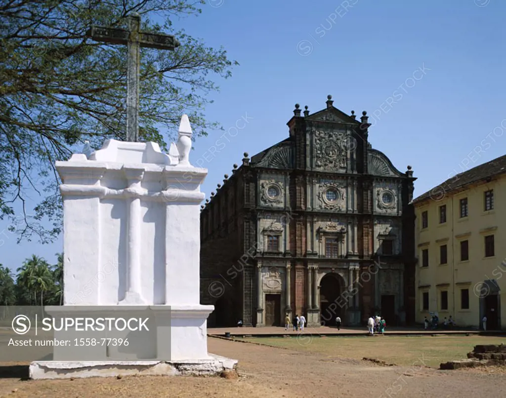 India, Goa, old Goa, basilica,  Bom Jesus, 1605,  Asia, South Asia, Velha Goa, church, Pfarrkirche,  Construction, architecture, culture, sight, UNESC...