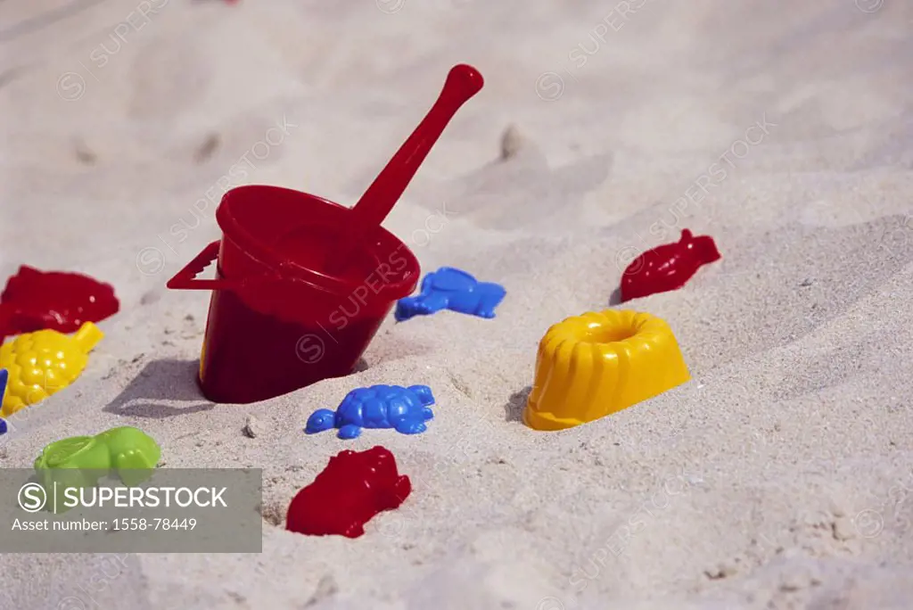 Vacation, summer, beach, sand,  Toy   Quietly life, vacation, summer vacation, vacation, summer vacation, recuperation, relaxation, sun, games, childh...