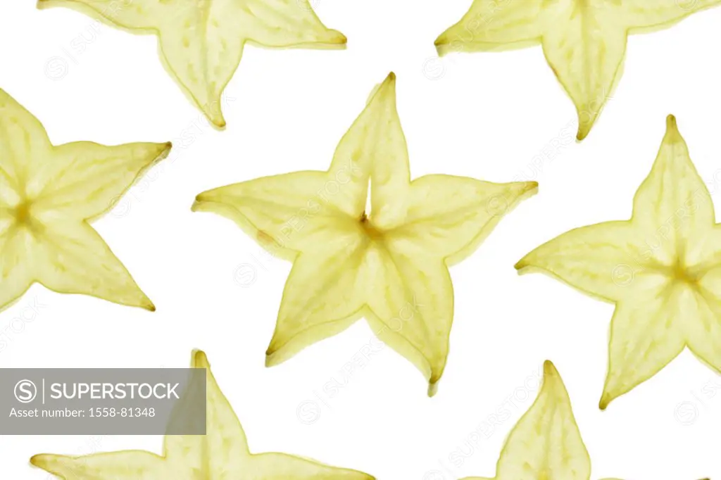 Star fruit, disks,   Food, fruit, South fruit, exotic, tropical, Averrhoa carambola, nutrition healthy, rich in vitamins, vitamin-containing, vitamin ...
