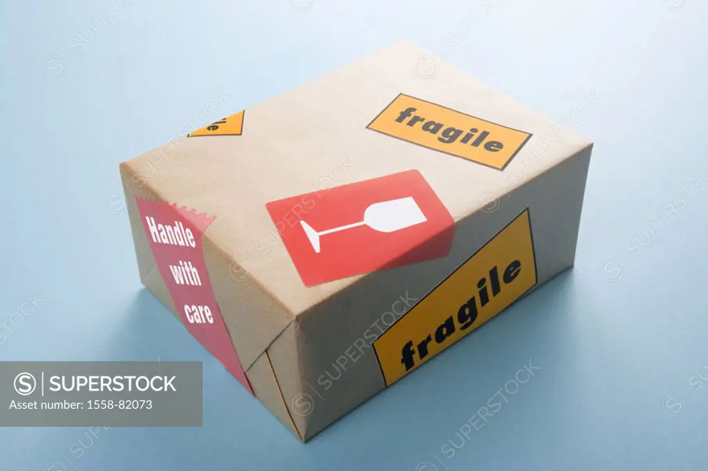 Package, stickers, labeling,  ´fragile´, fragile   Series, packet, carton, package, shipping, ware, program, packs, packing paper, sends, sends, glass...